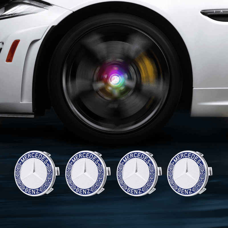 Suitable For Mercedes-Benz Magnetic Suspension Hub Caps & LED Suspension Luminous Wheel Hub Lights - Greetlamp