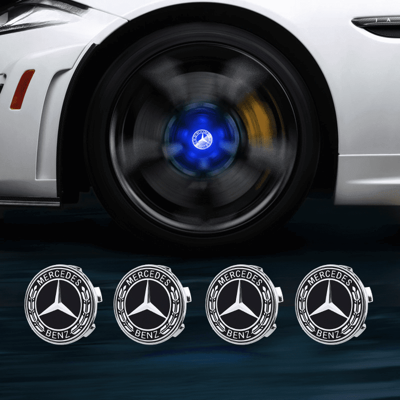 Suitable For Mercedes-Benz Magnetic Suspension Hub Caps & LED Suspension Luminous Wheel Hub Lights - Greetlamp