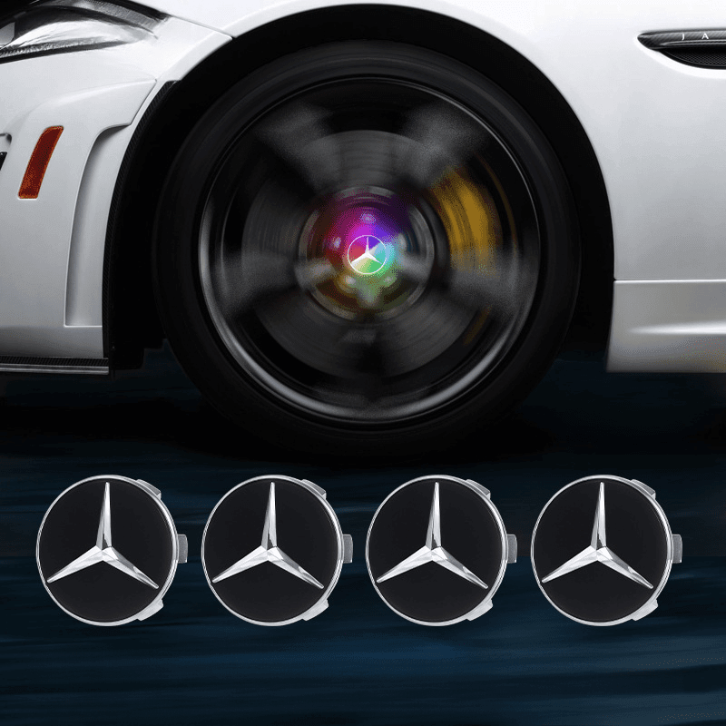 Suitable For Mercedes-Benz Magnetic Suspension Hub Caps & LED Suspension Luminous Wheel Hub Lights - Greetlamp