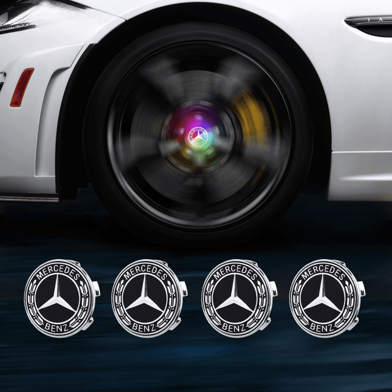 Suitable For Mercedes-Benz Magnetic Suspension Hub Caps & LED Suspension Luminous Wheel Hub Lights - Greetlamp