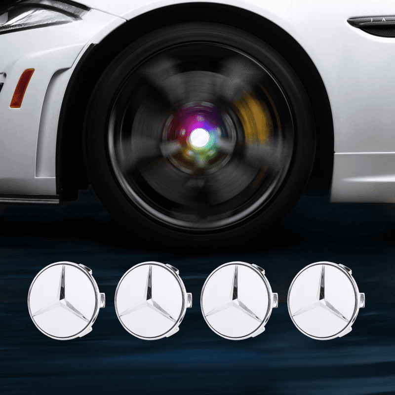 Suitable For Mercedes-Benz Magnetic Suspension Hub Caps & LED Suspension Luminous Wheel Hub Lights - Greetlamp