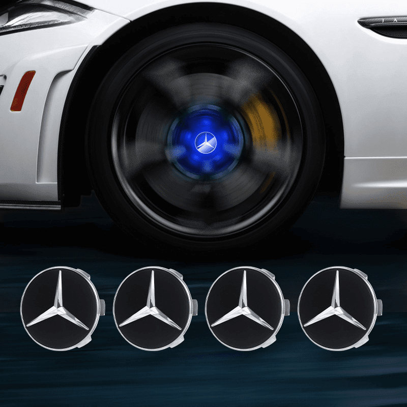 Suitable For Mercedes-Benz Magnetic Suspension Hub Caps & LED Suspension Luminous Wheel Hub Lights - Greetlamp