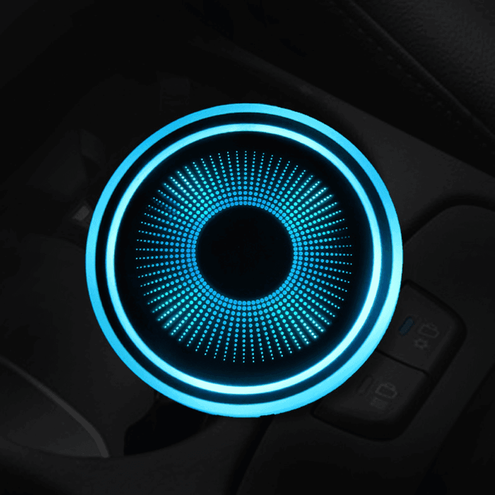 Universal Car LED Cup Holder Light - Greetlamp