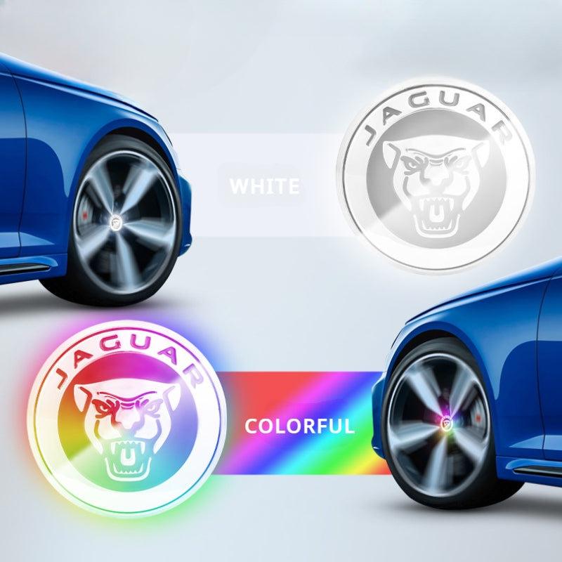 Suitable For Jaguar Magnetic Suspension Hub Caps & LED Suspension Luminous Wheel Hub Lights - Greetlamp
