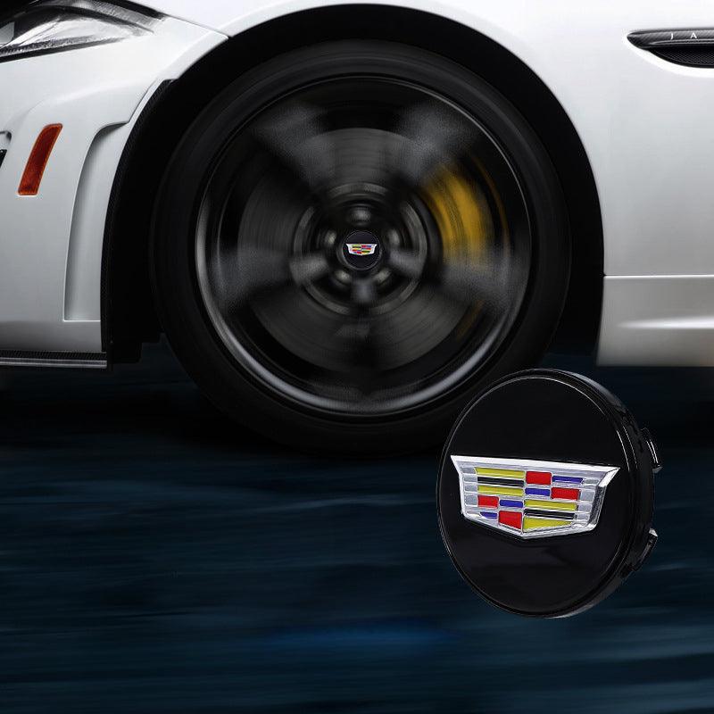 Suitable For Cadillac Magnetic Suspension Hub Caps & LED Suspension Luminous Wheel Hub Lights - Greetlamp