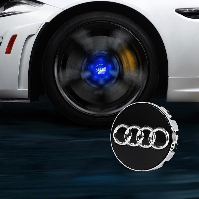 Suitable For Audi Magnetic Suspension Hub Caps & LED Suspension Luminous Wheel Hub Lights - Greetlamp