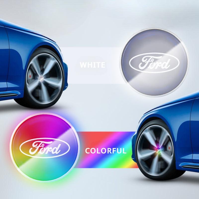 Suitable For Ford Magnetic Suspension Hub Caps & LED Suspension Luminous Wheel Hub Lights - Greetlamp
