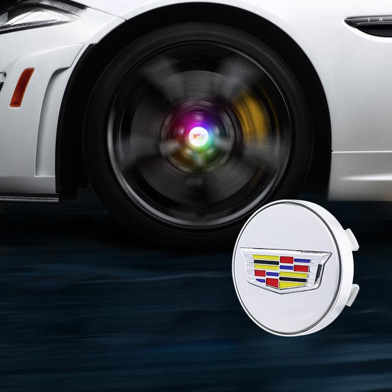 Suitable For Cadillac Magnetic Suspension Hub Caps & LED Suspension Luminous Wheel Hub Lights - Greetlamp