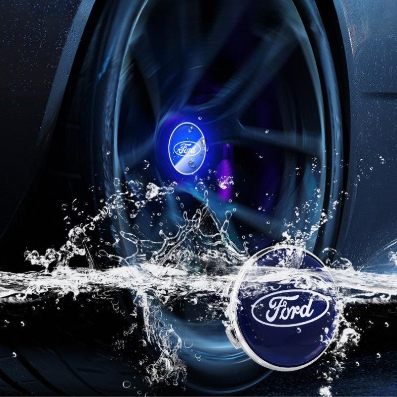 Suitable For Ford Magnetic Suspension Hub Caps & LED Suspension Luminous Wheel Hub Lights - Greetlamp