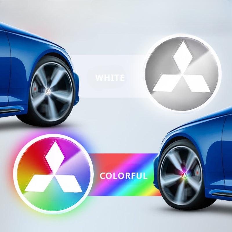 Suitable For Mitsubishi Magnetic Suspension Hub Caps & LED Suspension Luminous Wheel Hub Lights - Greetlamp