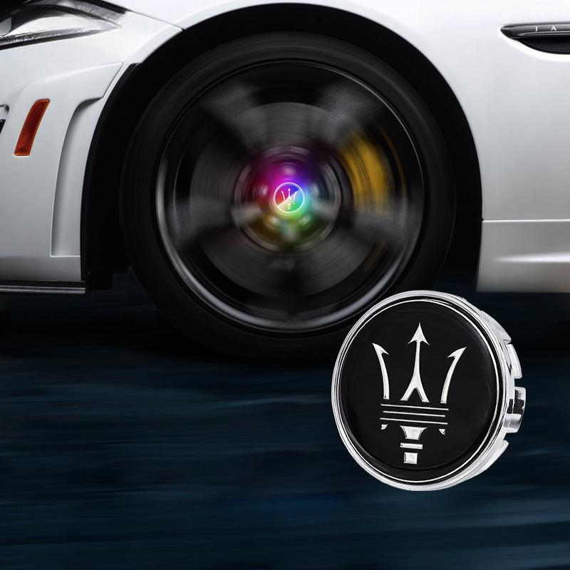 Suitable For Maserati Magnetic Suspension Hub Caps & LED Suspension Luminous Wheel Hub Lights - Greetlamp