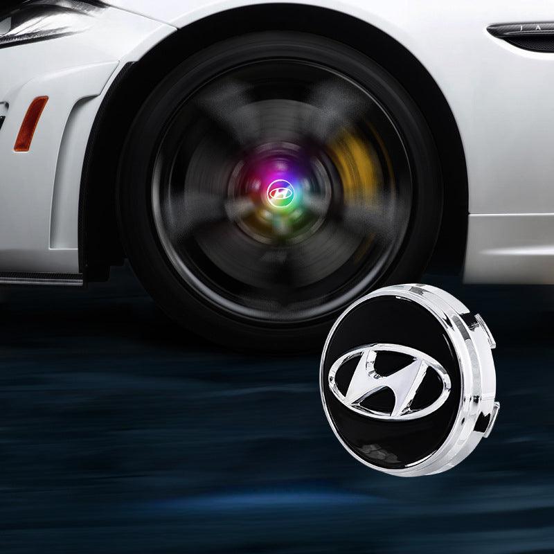 Suitable For Hyundai Magnetic Suspension Hub Caps & LED Suspension Luminous Wheel Hub Lights - Greetlamp