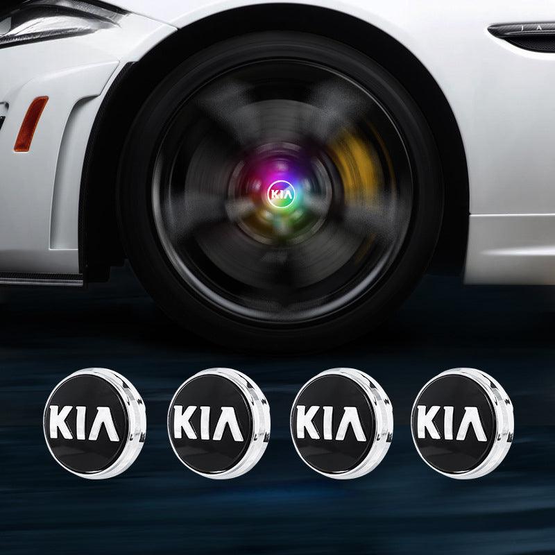 Suitable For KIA Magnetic Suspension Hub Caps & LED Suspension Luminous Wheel Hub Lights - Greetlamp