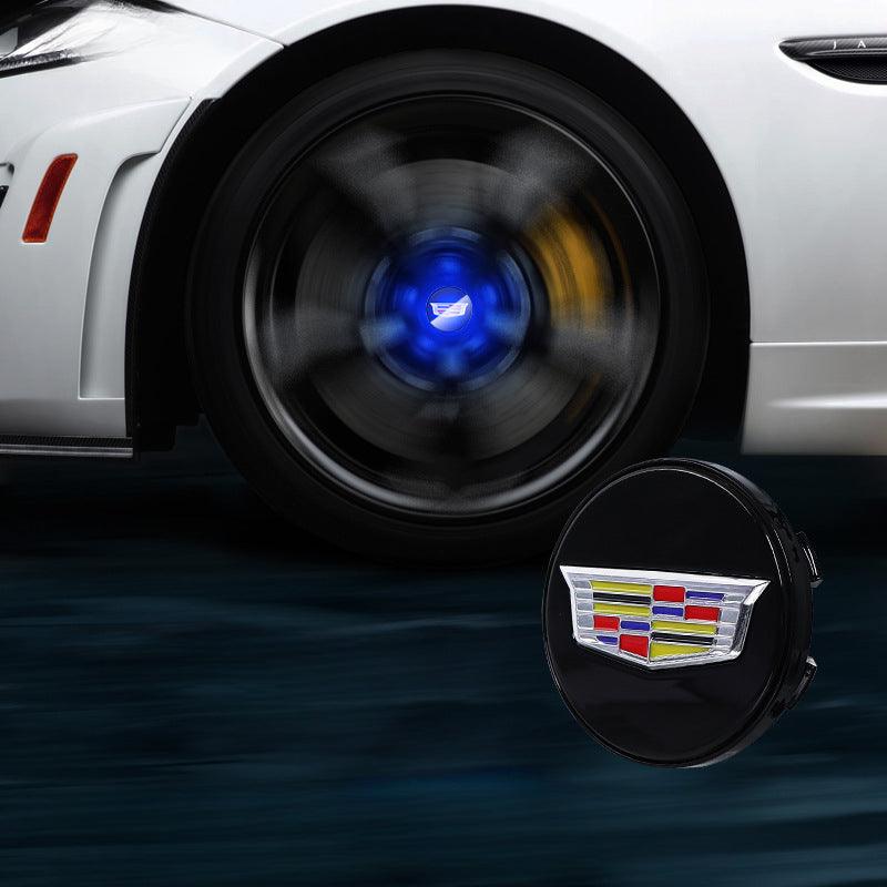 Suitable For Cadillac Magnetic Suspension Hub Caps & LED Suspension Luminous Wheel Hub Lights - Greetlamp