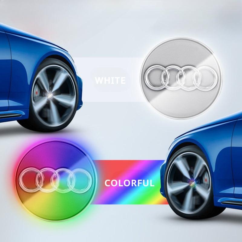 Suitable For Audi Magnetic Suspension Hub Caps & LED Suspension Luminous Wheel Hub Lights - Greetlamp