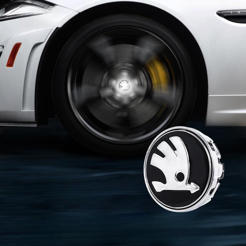 Suitable For Škoda Magnetic Suspension Hub Caps & LED Suspension Luminous Wheel Hub Lights - Greetlamp