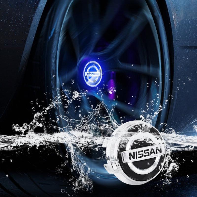 Suitable For Nissan Magnetic Suspension Hub Caps & LED Suspension Luminous Wheel Hub Lights - Greetlamp
