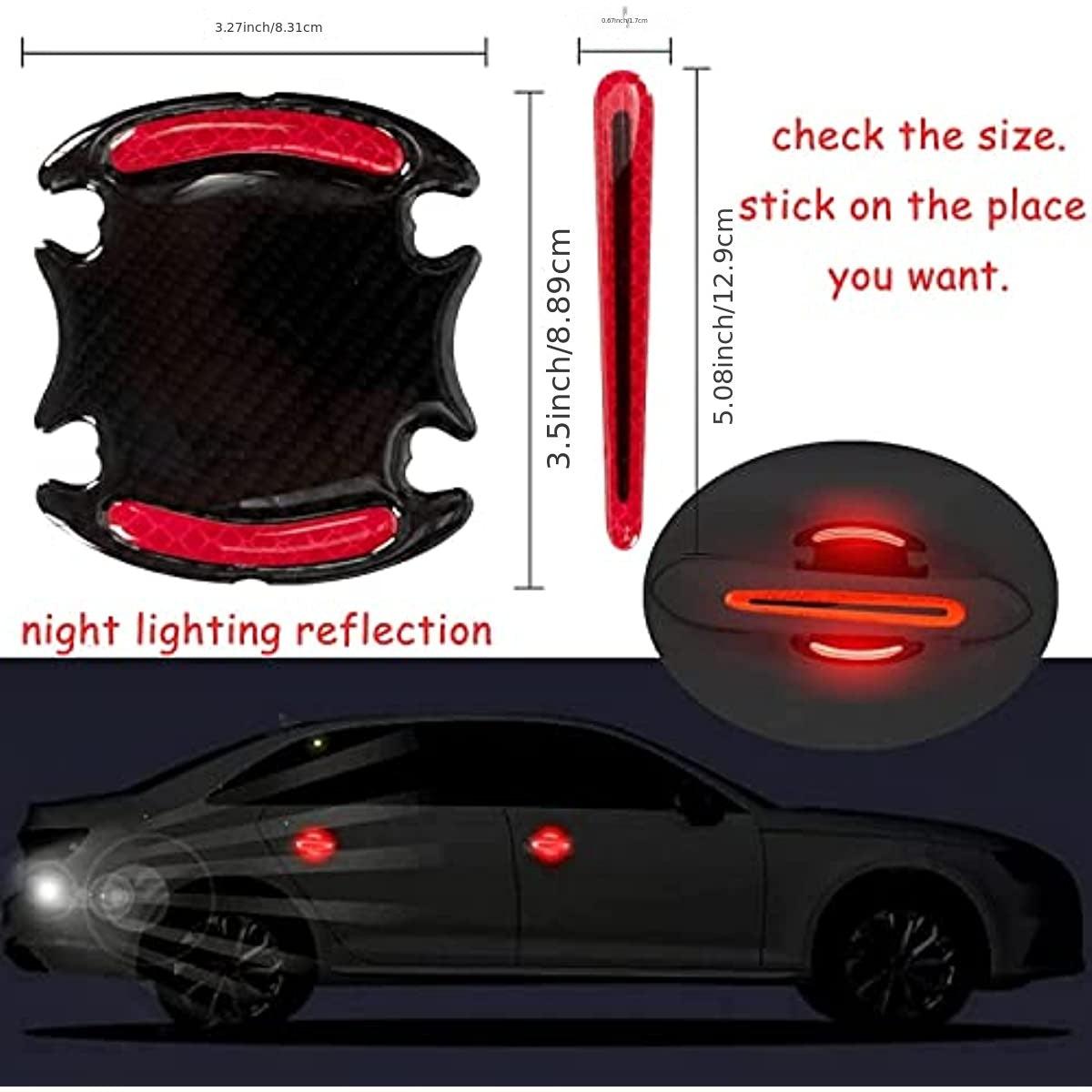 (8pcs) Luminous Car Door Handle Cup Protector - Greetlamp