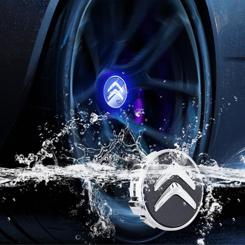 Suitable For Citroën Magnetic Suspension Hub Caps & LED Suspension Luminous Wheel Hub Lights - Greetlamp