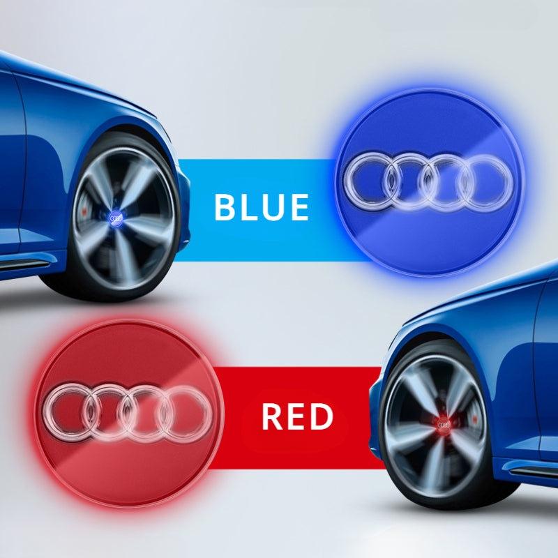 Suitable For Audi Magnetic Suspension Hub Caps & LED Suspension Luminous Wheel Hub Lights - Greetlamp