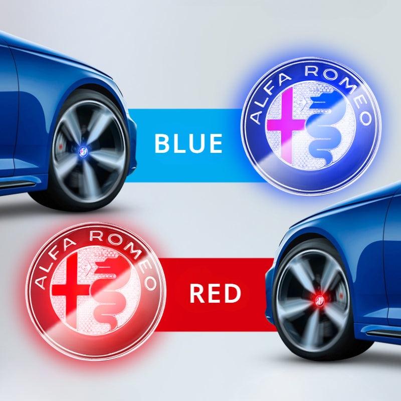 Suitable For Alfa Romeo Magnetic Suspension Hub Caps & LED Suspension Luminous Wheel Hub Lights - Greetlamp