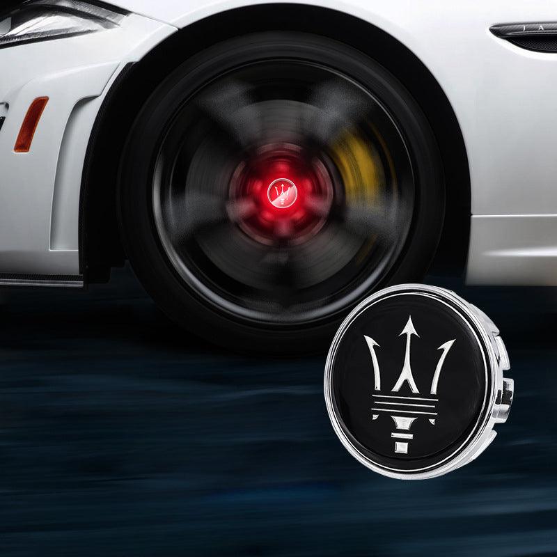 Suitable For Maserati Magnetic Suspension Hub Caps & LED Suspension Luminous Wheel Hub Lights - Greetlamp