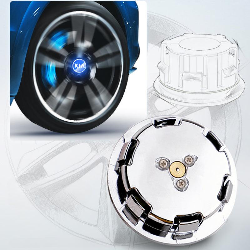 Suitable For KIA Magnetic Suspension Hub Caps & LED Suspension Luminous Wheel Hub Lights - Greetlamp