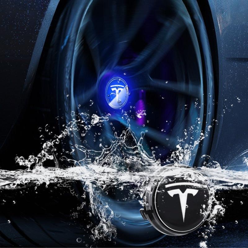 Suitable For Tesla Magnetic Suspension Hub Caps & LED Suspension Luminous Wheel Hub Lights - Greetlamp