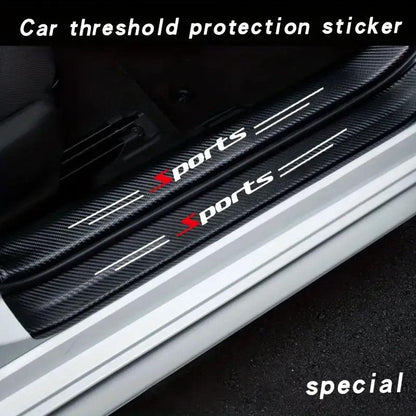 ( 9PCS )Carbon Car Door Sills Stickers - Greetlamp