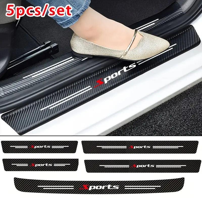 ( 9PCS )Carbon Car Door Sills Stickers - Greetlamp