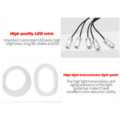 LED Intelligent Voice Control Atmosphere Light Belt Set