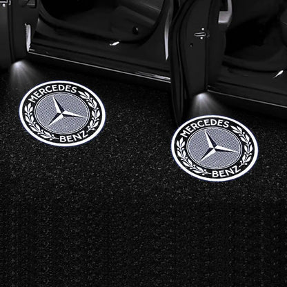 Mercedes-Benz Compatible Car Door Welcome Lights - Greetlamp