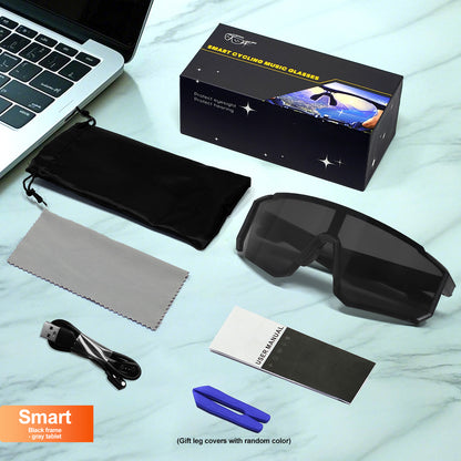 Outdoor Sports Cycling Bluetooth Smart Sunglasses with AI Technology