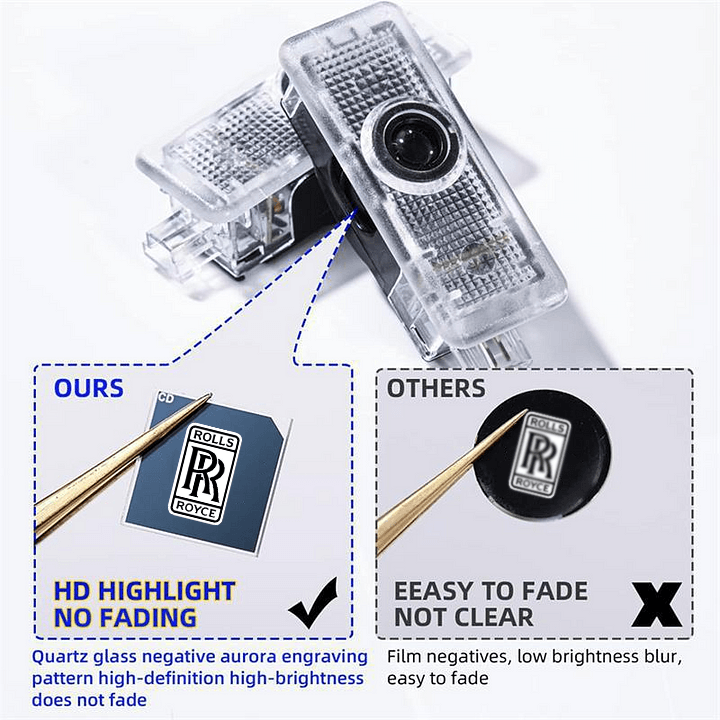 Rolls-Royce Compatible Car Door Welcome Lights - Greetlamp