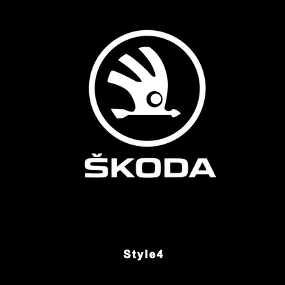 Skoda Compatible Car Door Welcome Lights - Greetlamp