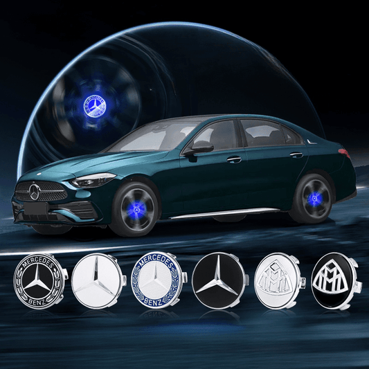 Suitable For Mercedes-Benz Magnetic Suspension Hub Caps & LED Suspension Luminous Wheel Hub Lights - Greetlamp