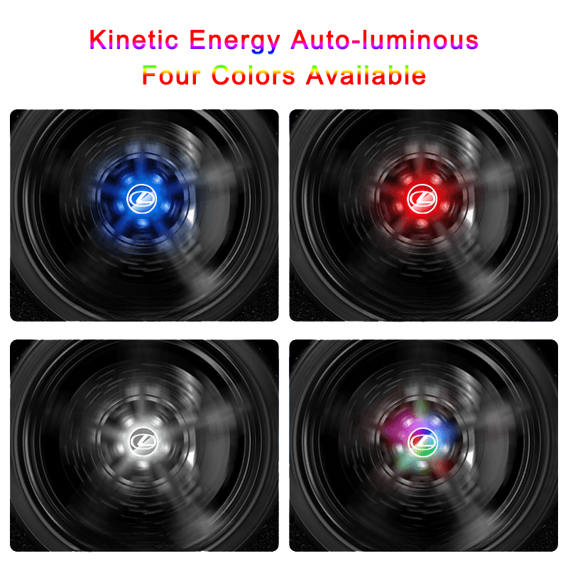 Suitable For Lexus Magnetic Suspension Hub Caps & LED Suspension Luminous Wheel Hub Lights - Greetlamp